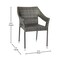 Emma and Oliver Embry All-Weather Indoor/Outdoor Stacking Patio Dining Chairs with Steel Frame and Weather Resistant PE Rattan